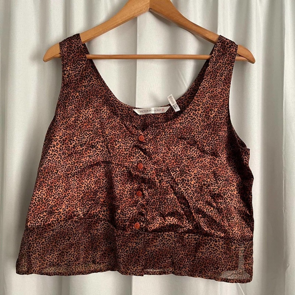 Vintage Victoria secret cheetah top M